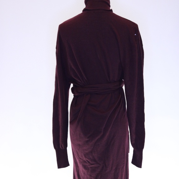 Vanessa Bruno, Batilda Dress in Burgundy, Size S - Picture 4 of 7
